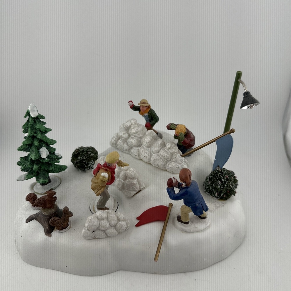 Lemax #84841 Snowball Fight! Lighted & Animated 2008